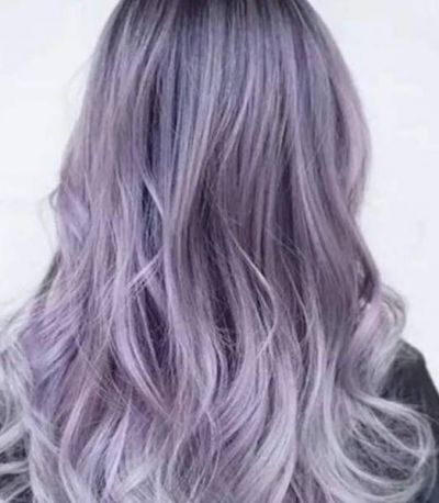 紫灰色染發怎么調